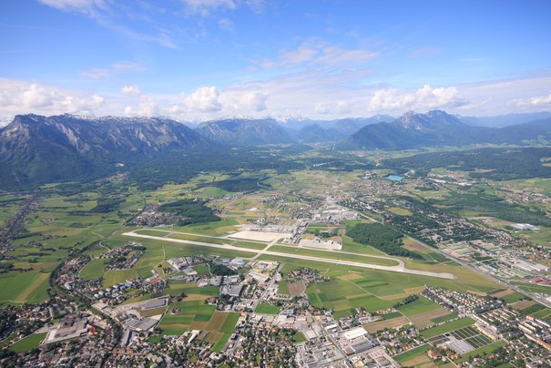 Flughafen Salzburg Luftbild