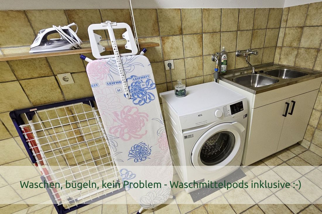 Waschen, bügeln, kein Problem - Waschmittelpods inklusive :-)