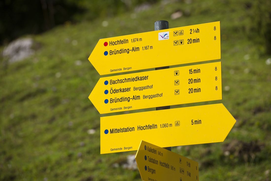 Schild Bründlingalm