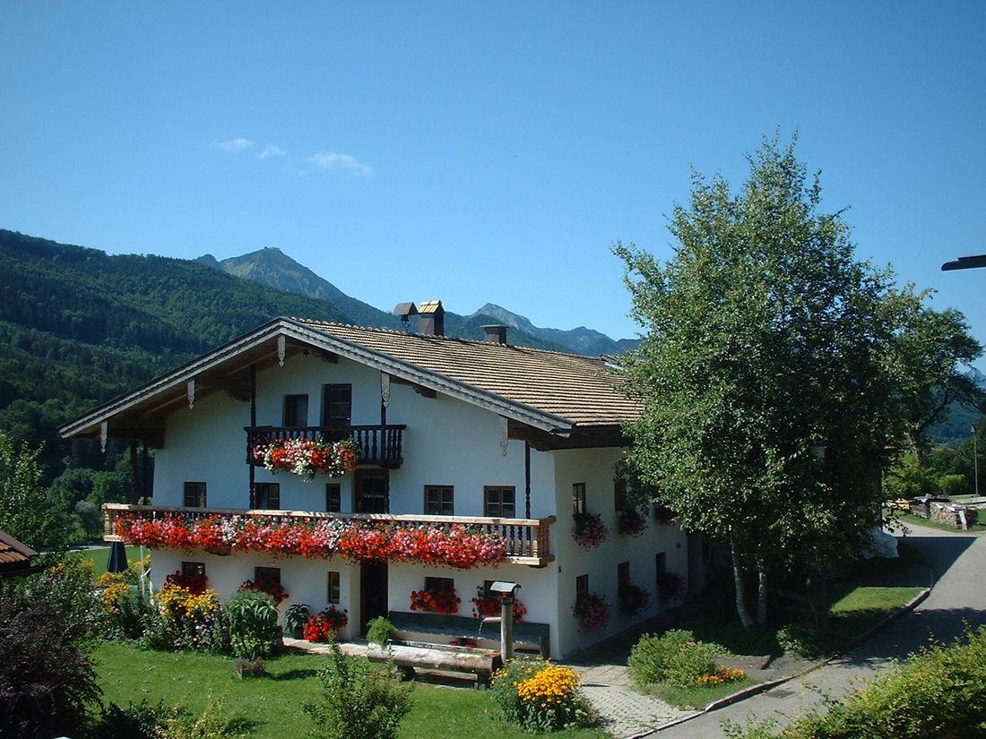 Hausansicht vom Bauernhof