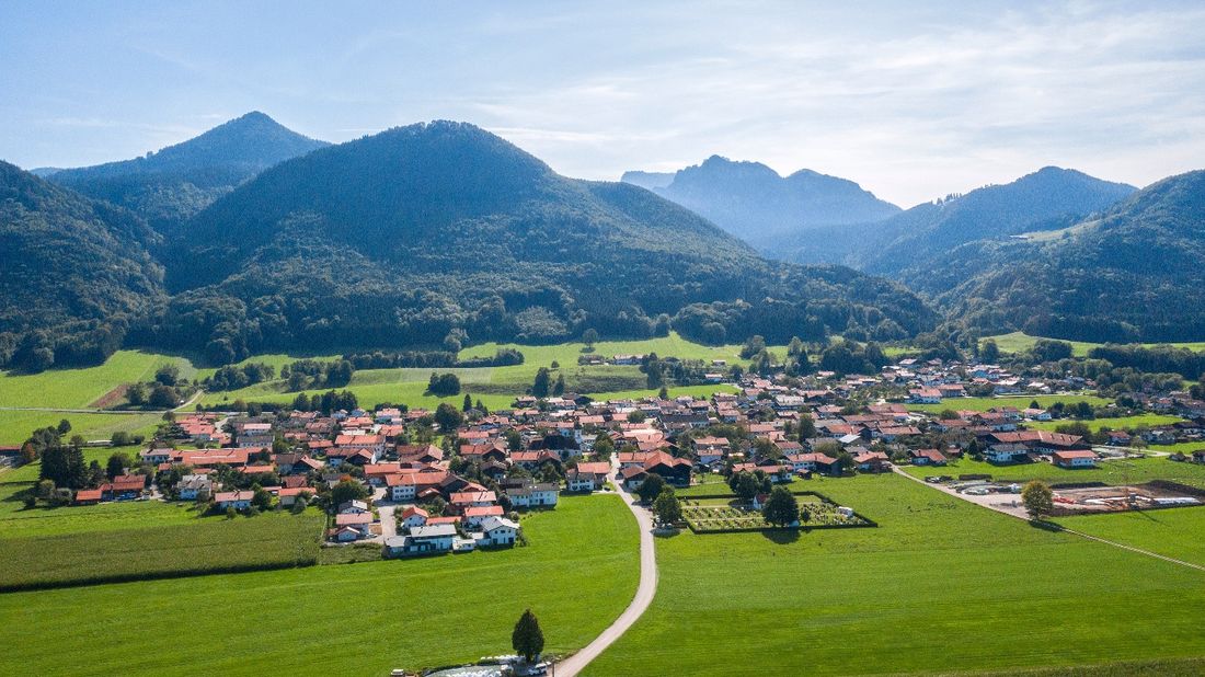 Rottau aus der Vogelperspektive