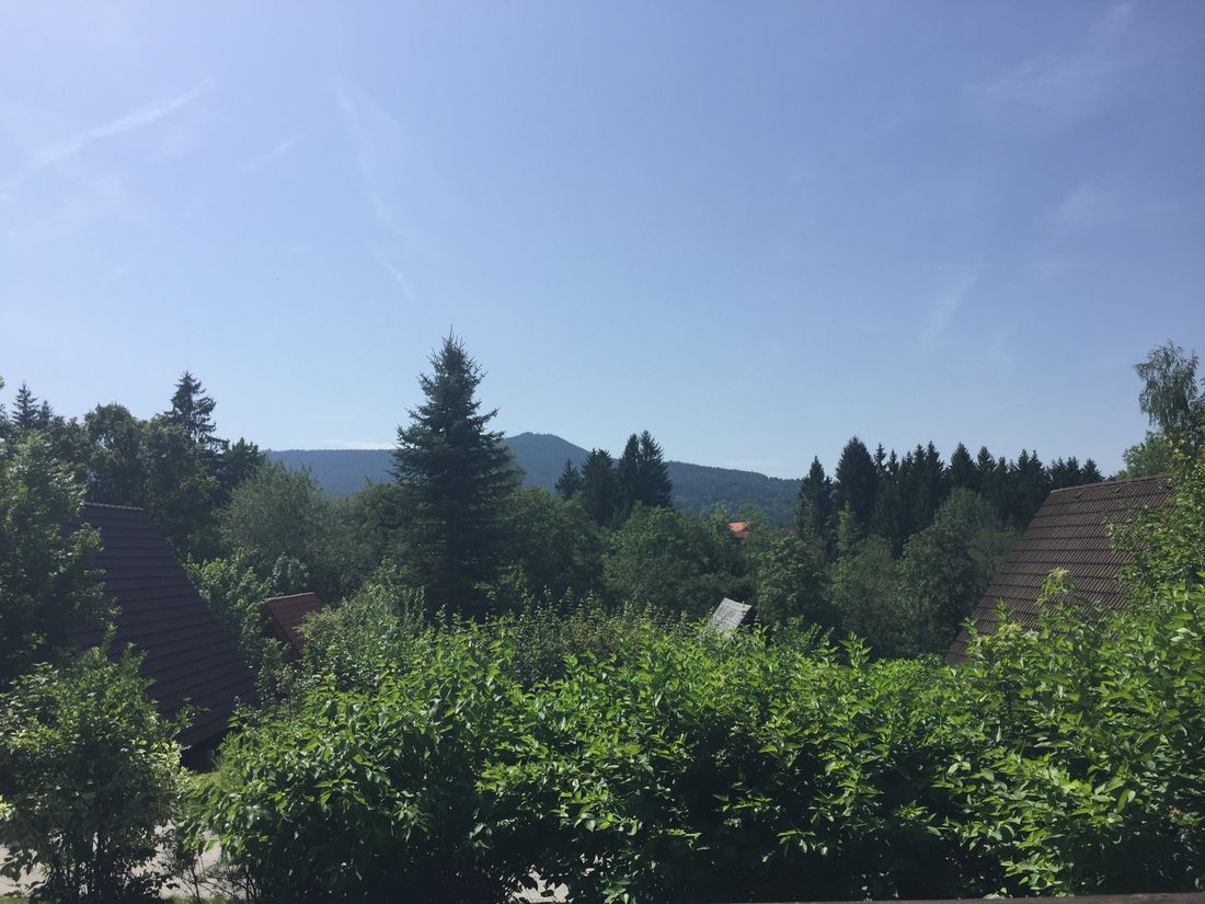 Blick vom Balkon - Ferienhaus Bayern -  Ferienpark Vorauf