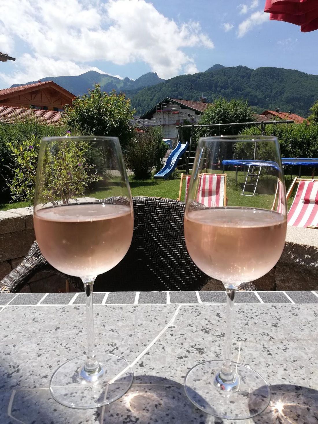 Atmosphäre im Terrassenbereich