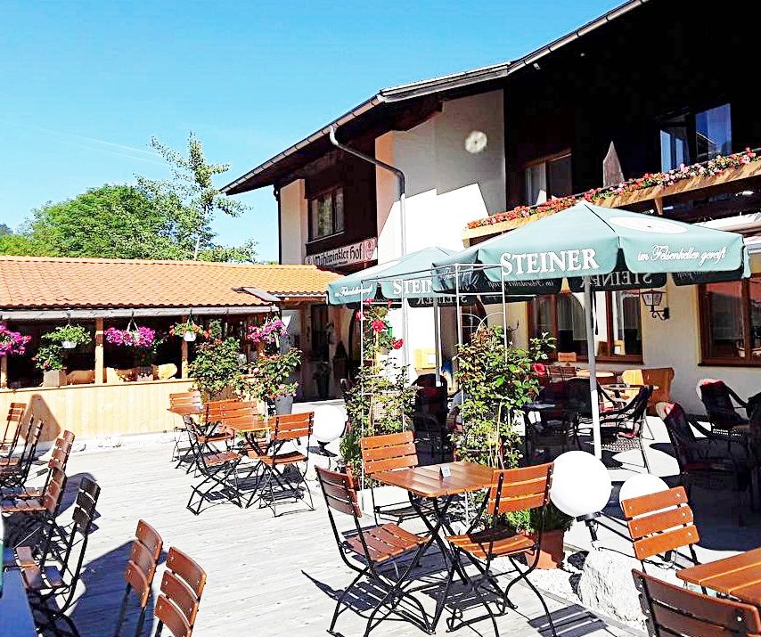unser schöner Biergarten
