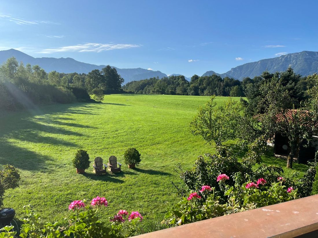 Innengarten - Bergblick