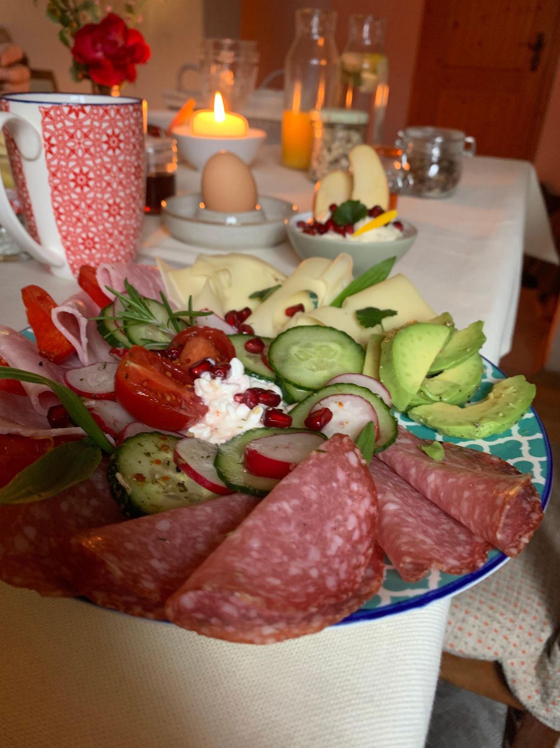 Frühstück in der Naturpension Rottau