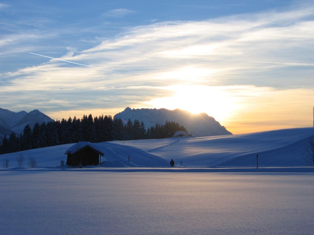 Sonnenuntergang Kaisergebirge