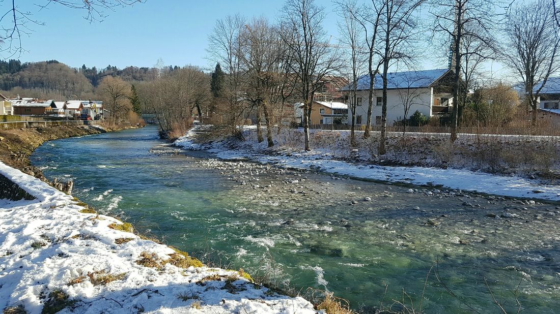 Weiße Traun im Winter