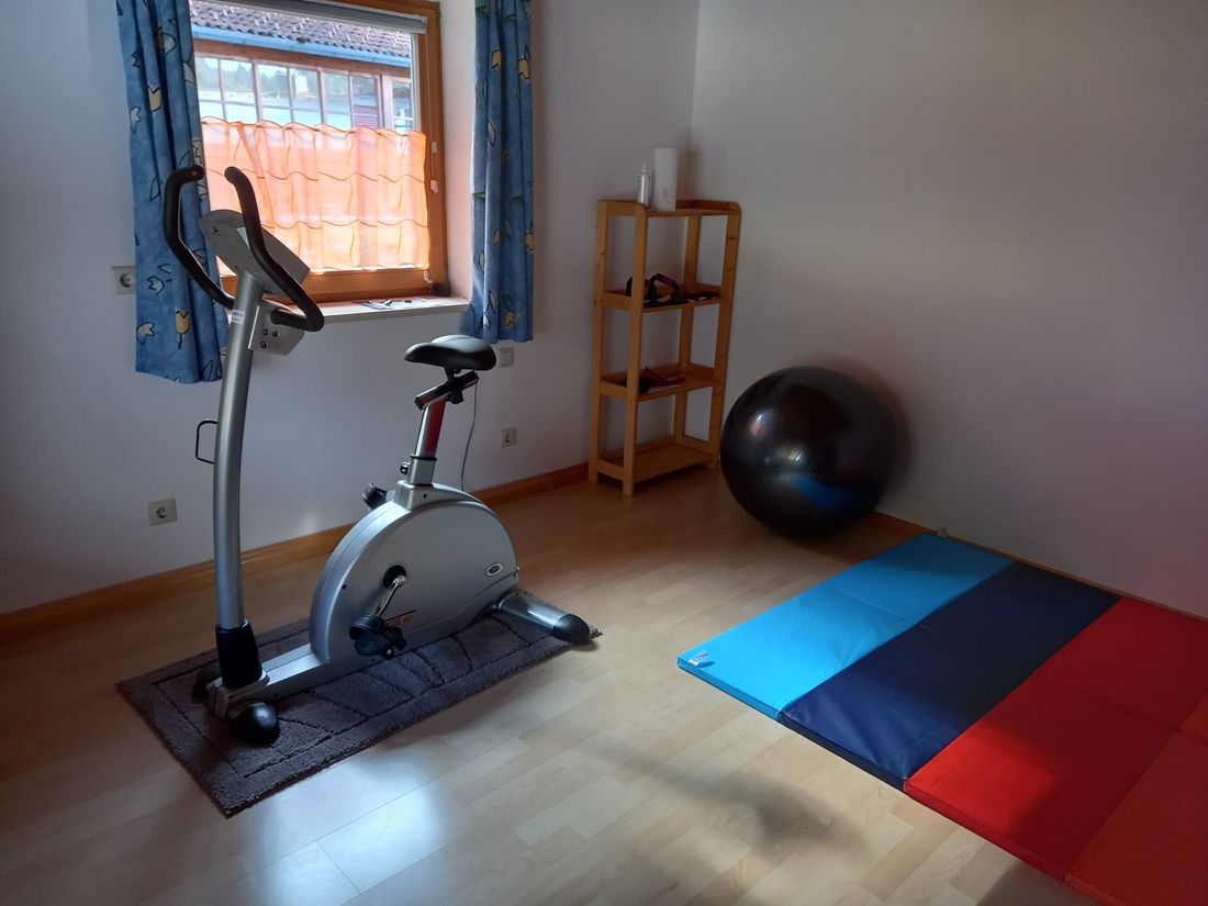 Unser kleiner Fitnessraum