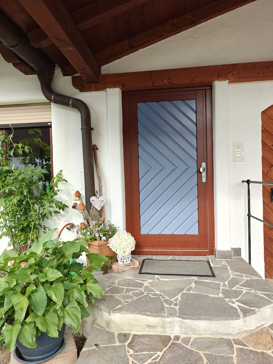 Eingang Ferienwohnung AlpenView