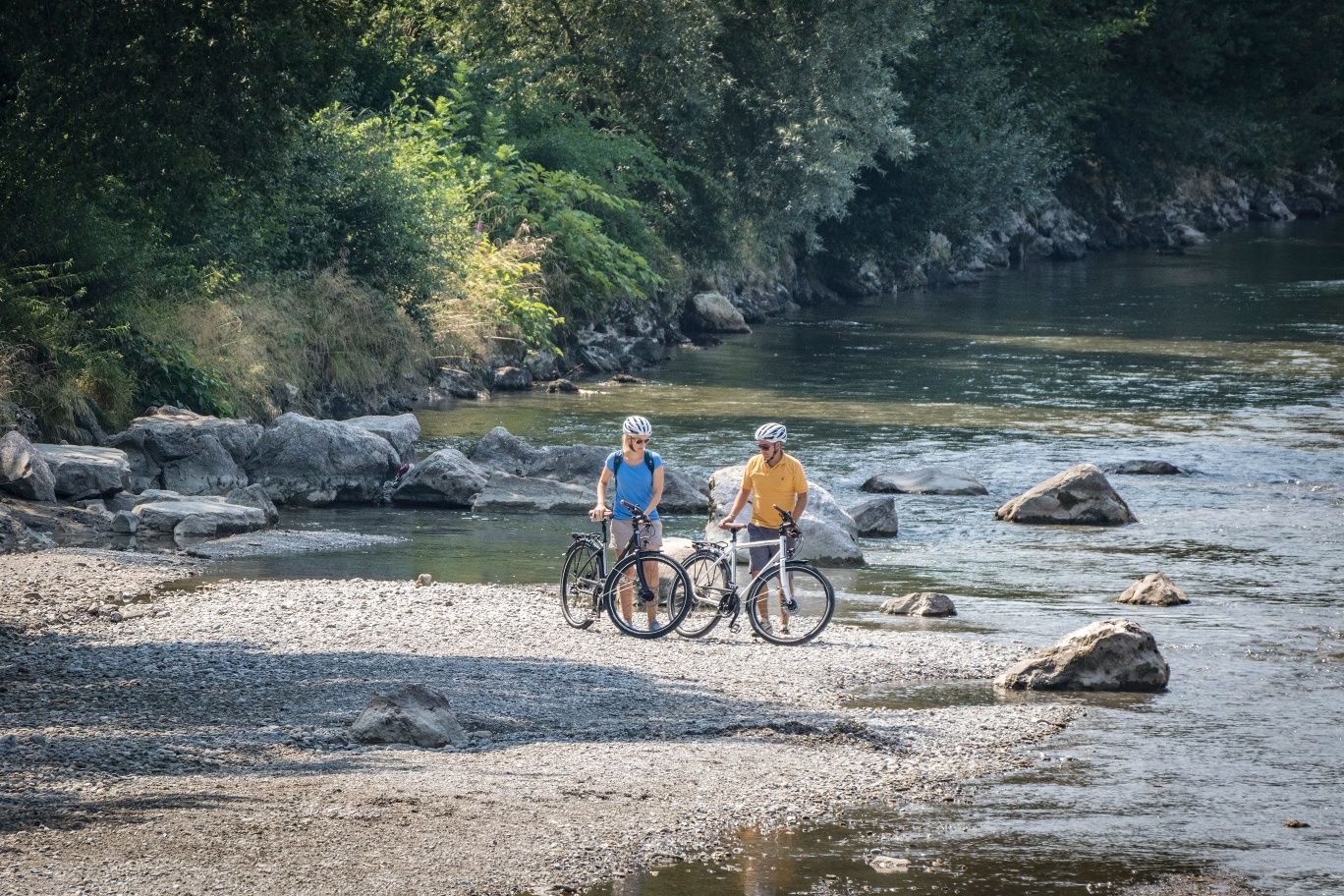 Pause an der Tiroler Ache