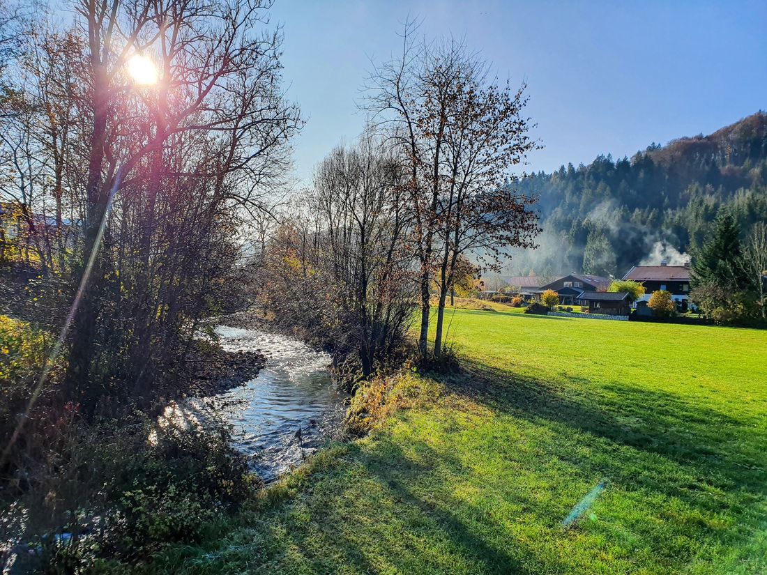 Landschaft in Hammer bei Siegsdorf