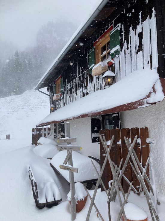 Bründling Alm im Winter