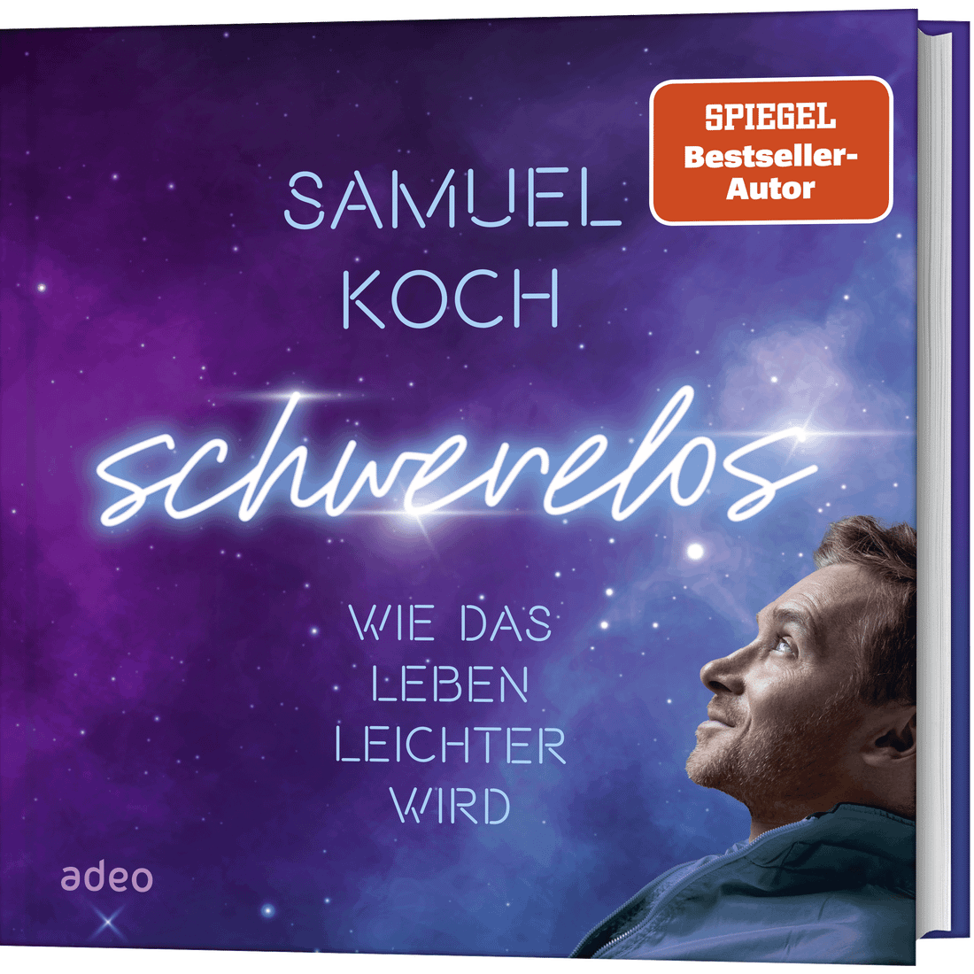 Buchcover "Schwerelos" von Samuel Koch Adeo verlag