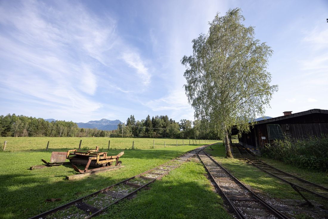 Gelände rund um den Torfbanhnhof in Rottau