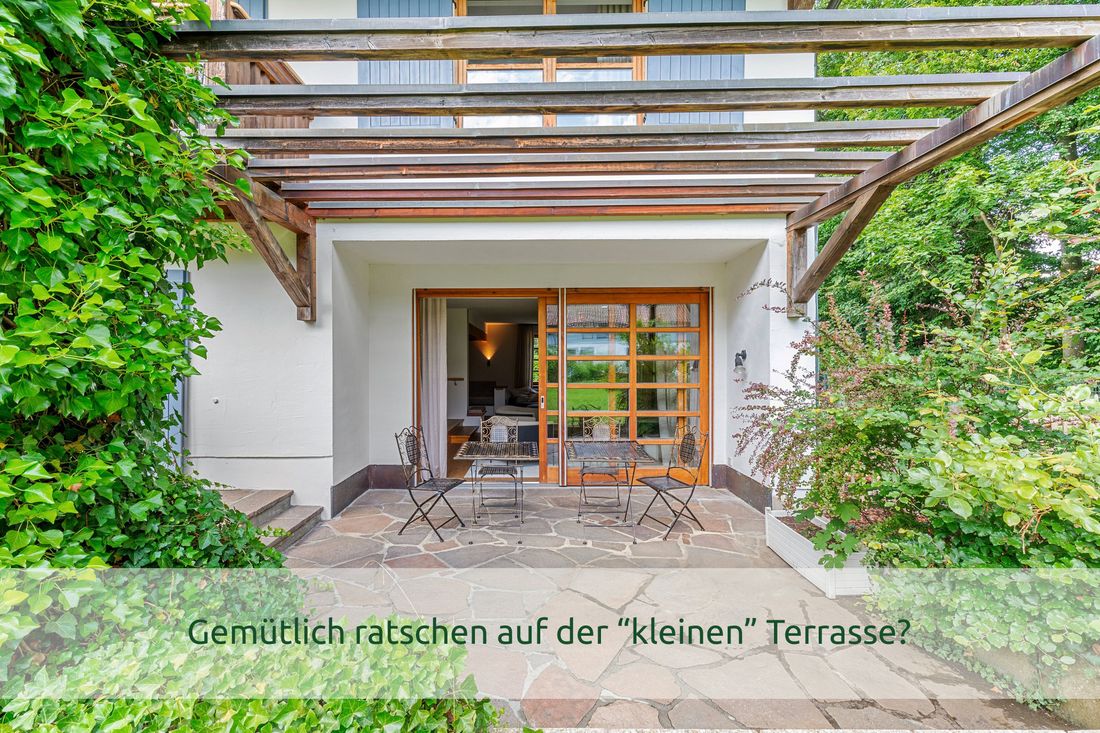 Gemütlich ratschen auf der "kleinen" Terrasse?