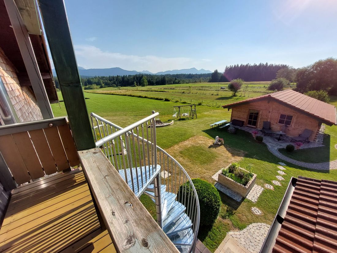 Balkon und Außentreppe