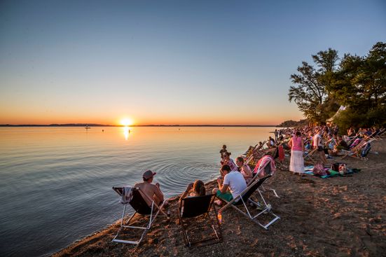 Sonnenuntergang in Übersee