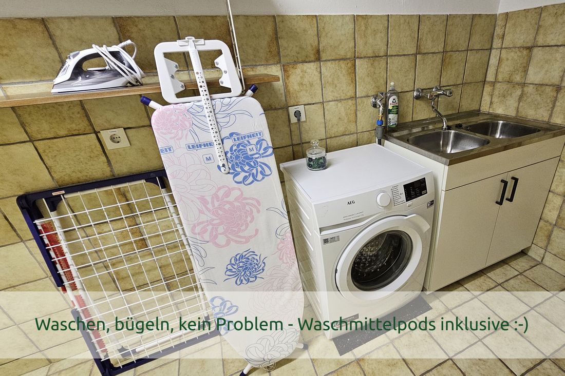 Waschen, bügeln, kein Problem - Waschmittelpods inklusive :-)