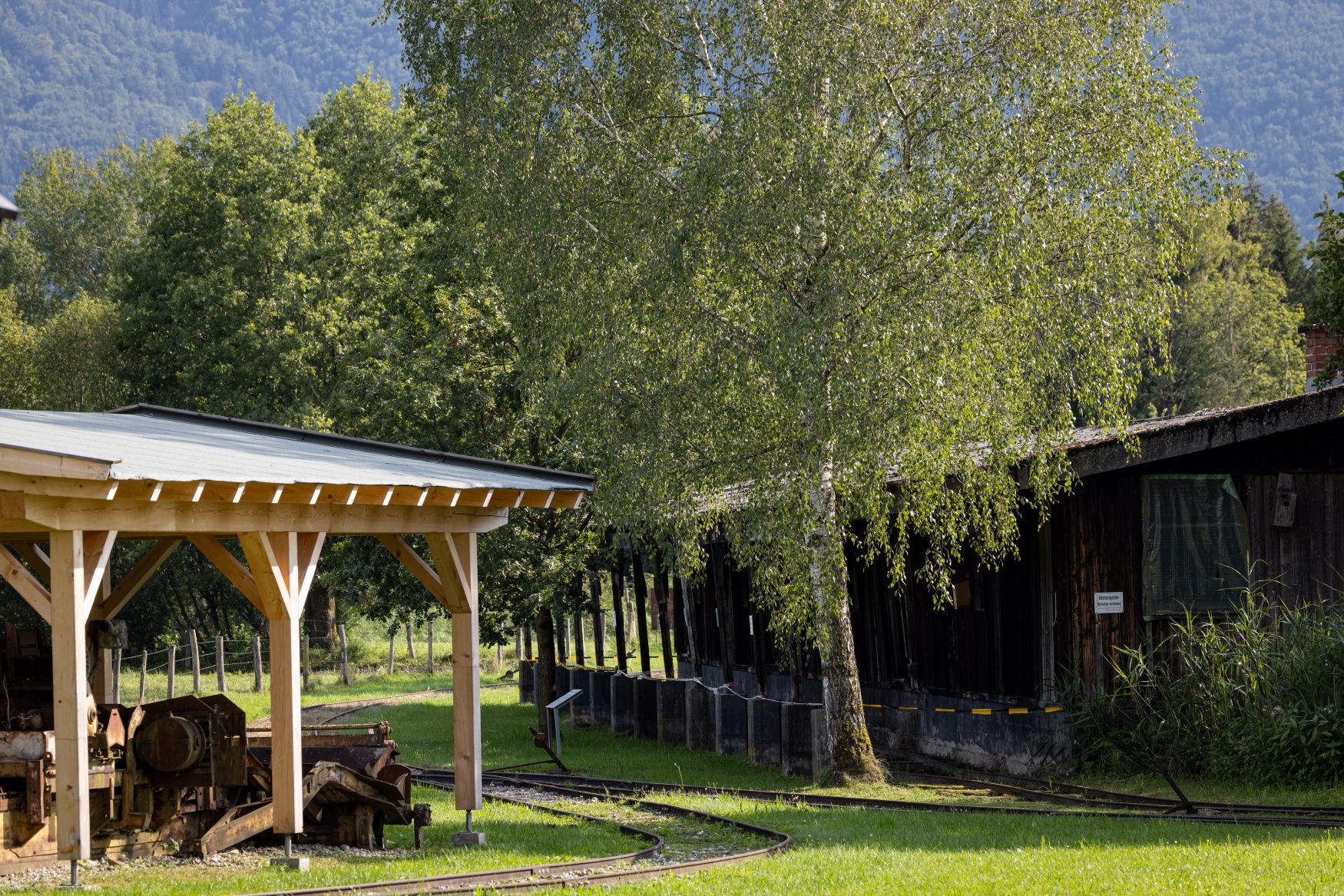 Rund um den Torfbahnhof in Rottau