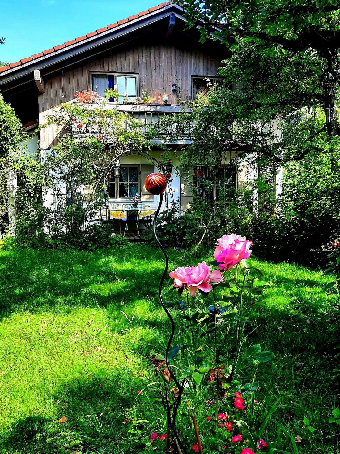 Ferienhaus im Sommer