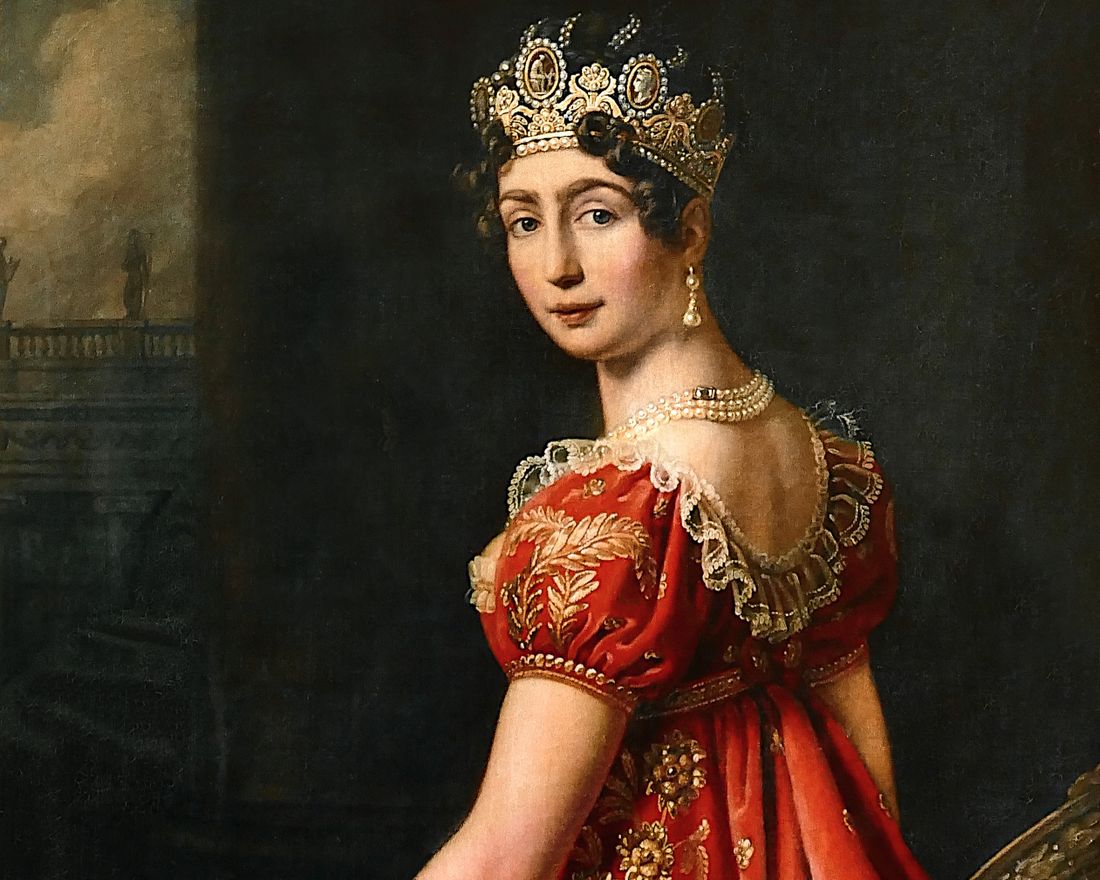 Ölgemälde Auguste Amalie Vizekönigin von Italien