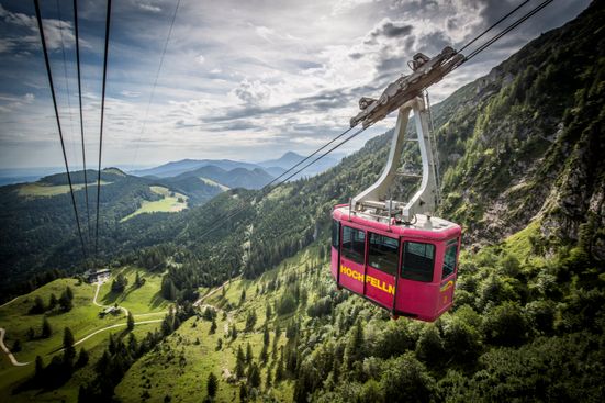 Gondel 2. Sektion Hochfelln-Seilbahn