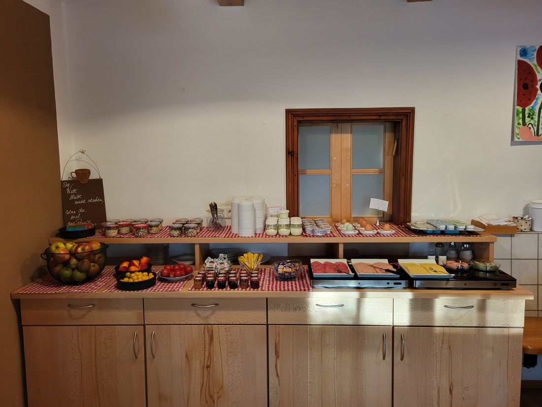 Frühstücksbuffet für Zimmergäste