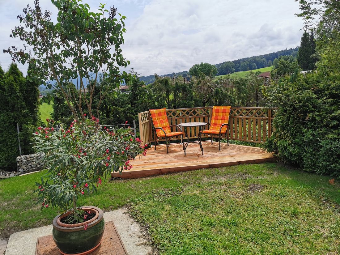 Freisitz mit Panoramablick