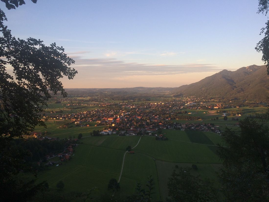 Abendsonne von der Zeppelinhöhe