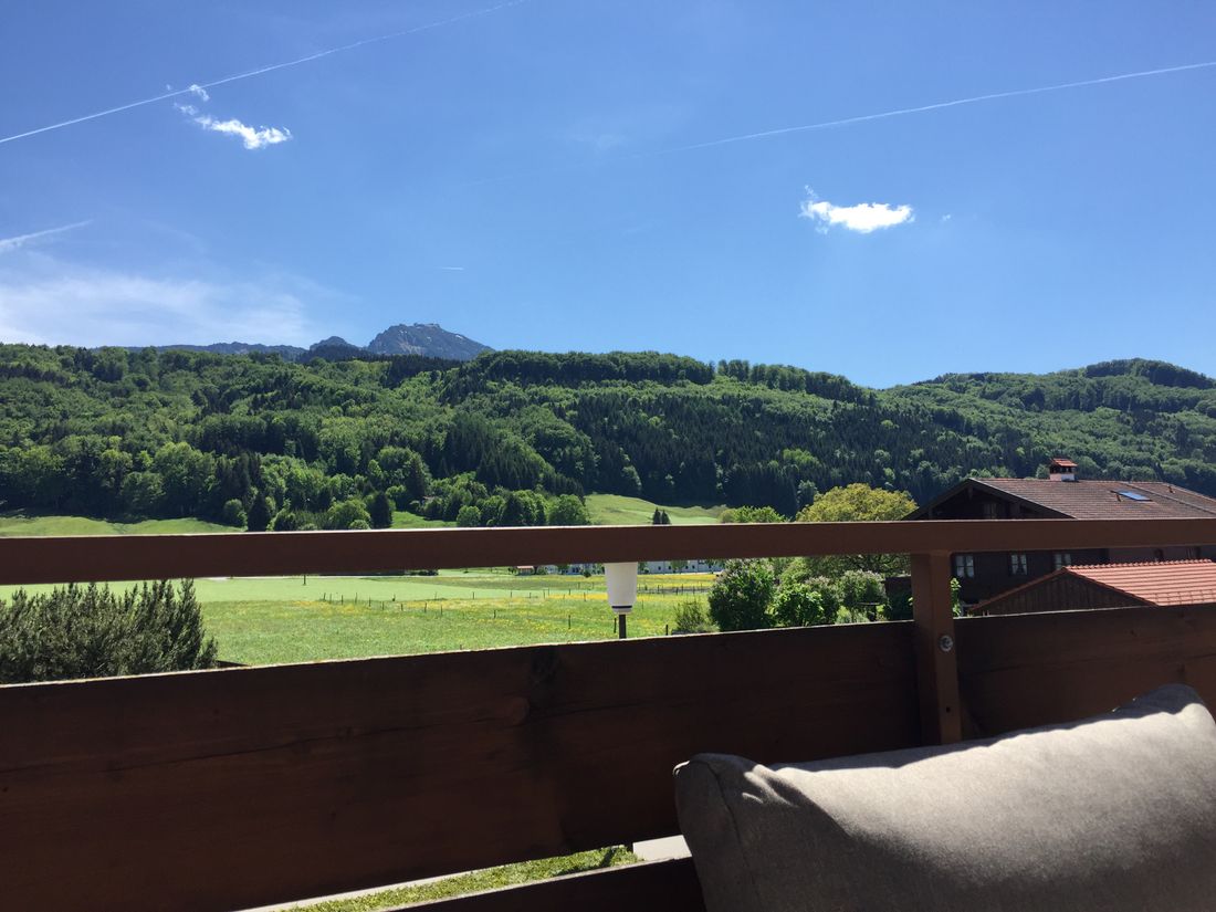Ausblick vom Balkon